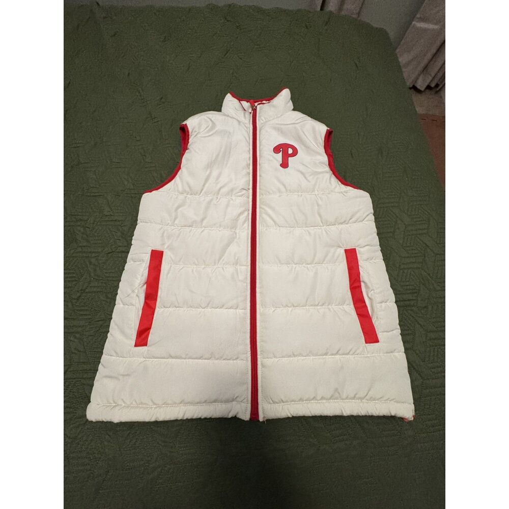 Philadelphia Phillies Mother’s Appreciation Day Puffer Vest Size Medium